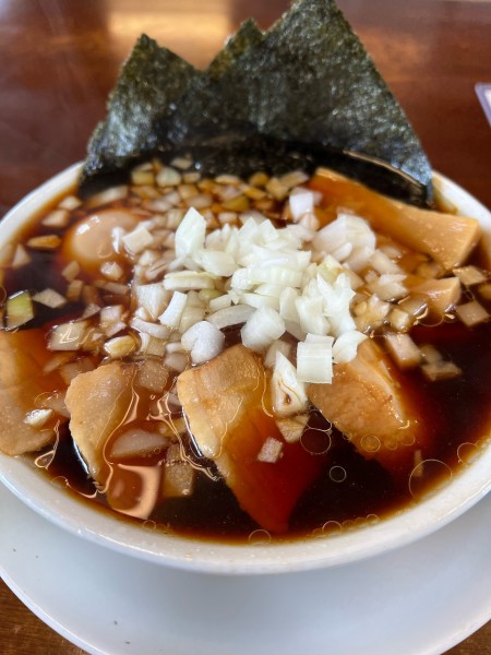 「特製えびすらーめん　くろ生麺」@えびす家の写真