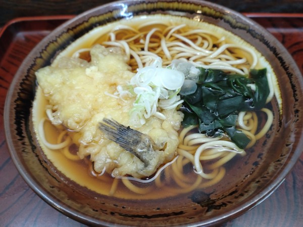 「はぜ天（そば）　４７０円」@そば処 はるなの写真