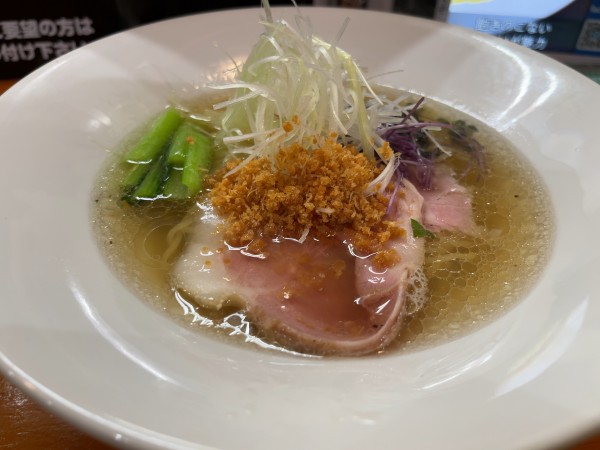 「ホタテとチーズの麺道旨塩らーめん」@麺道 わがまんまの写真