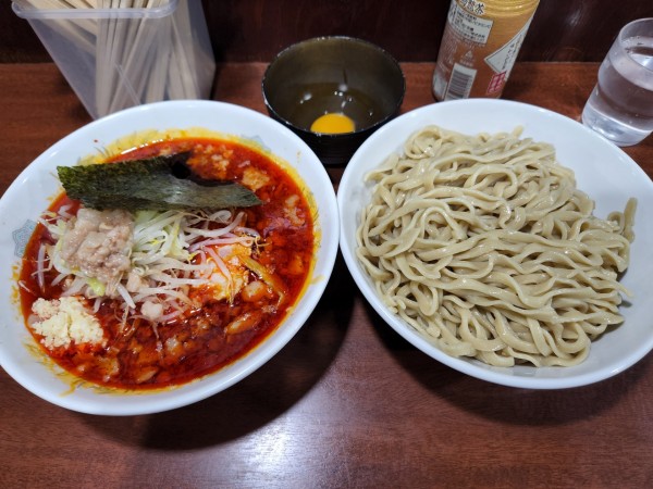 「辛麺つけ麺」@D麺の写真