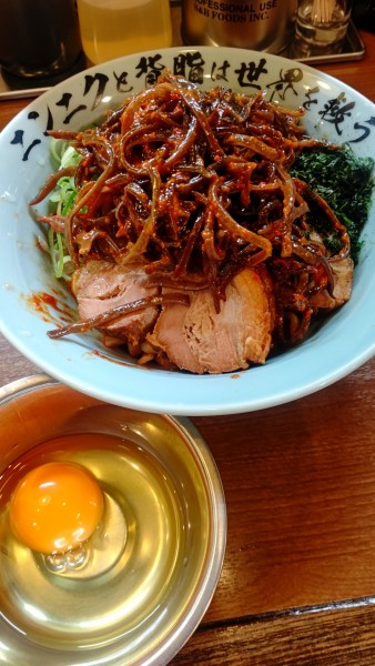 「冷やし鬼脂そば　ミニ　920円」@平田の哲二郎の写真