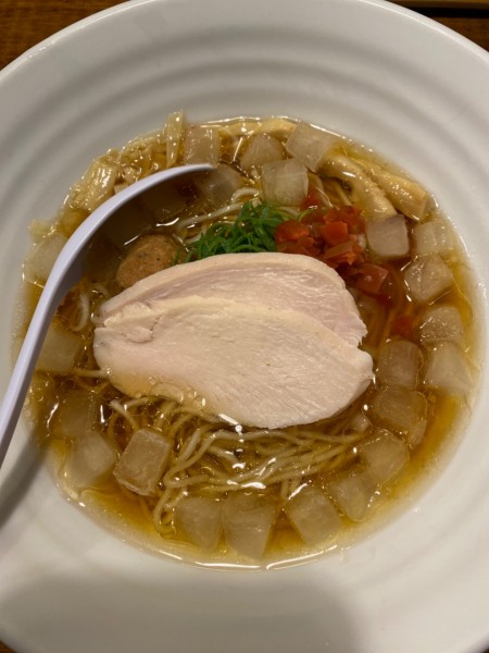 「【限定】冷やし煮干しそば　９００円」@麺屋 ゆるり。の写真