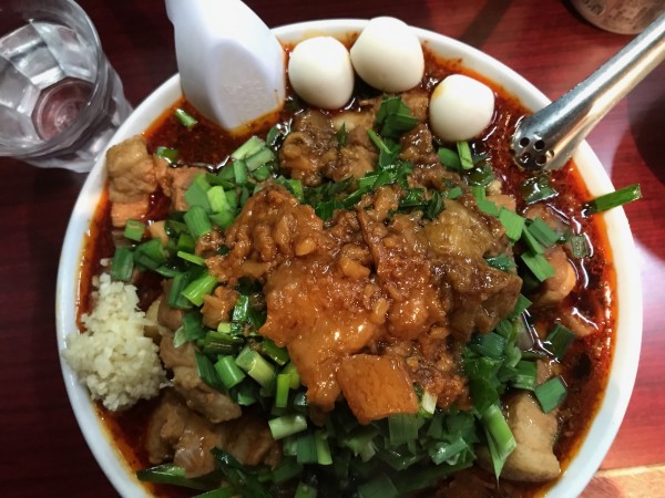 「辛スタそば」@元祖スタミナ満点らーめん すず鬼の写真