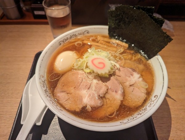 「味玉中華そば」@中華そば 勝本の写真