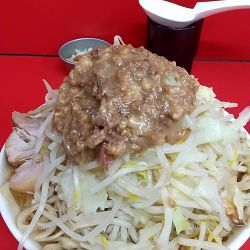 小ラーメン野菜ニンニクアブラマシ