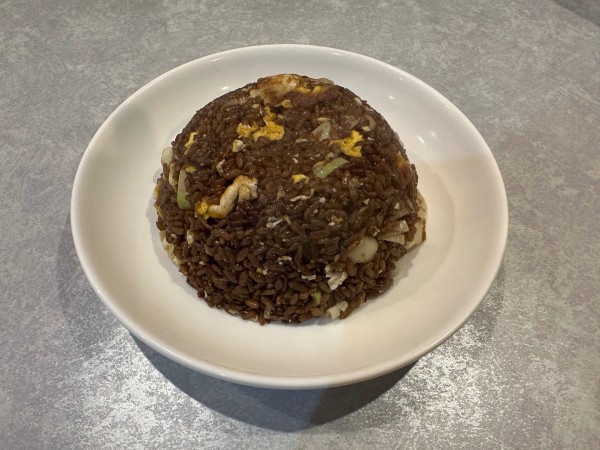 「濃厚ニンニク炒飯セット350円」@濃厚白湯らーめん3の写真