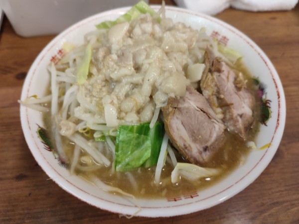 「小ラーメン　アブラ」@ラーメン二郎 品川店の写真