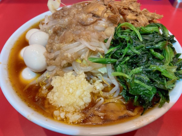 「辛いラーメン（ミニ）」@麺屋 桐龍 久喜店の写真