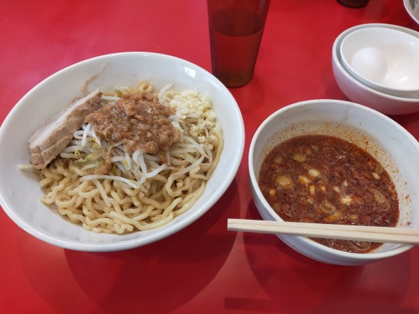「辛つけ麺」@豚ゆうの写真