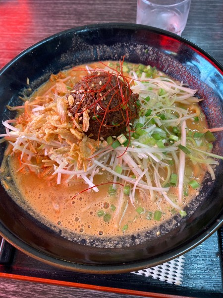 「味噌坦々麺➕大盛➕麺固め」@らいもん 茂原店の写真