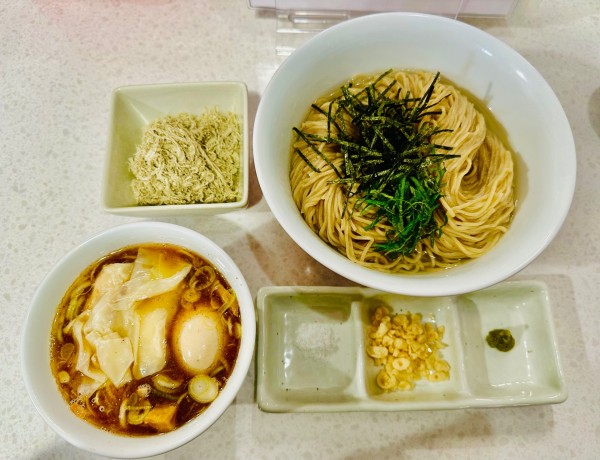 「【限定】特製日本蕎麦もどきの昆布水醤油つけ麺【1750円】」@ラーメン星印の写真
