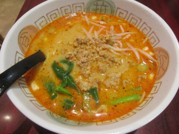 「担々麵と半チャーハンセット 800円」@上海亭 竹の塚店の写真