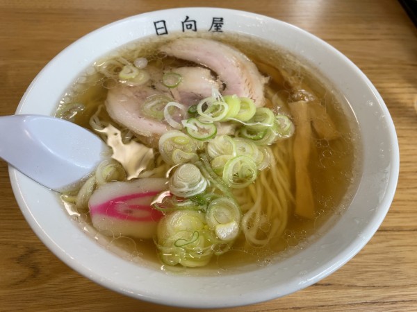 「らーめん」@青竹手打ちラーメン 日向屋の写真