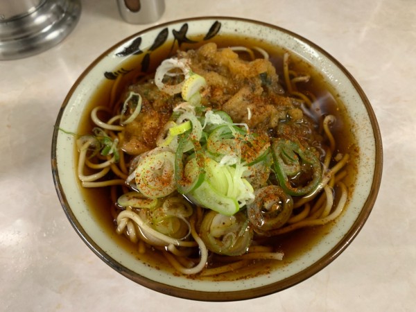 「天ぷらそば 430円」@立喰そば吾妻屋の写真