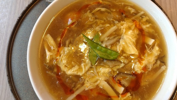 「サンラータンメンセット（ﾗﾝﾁﾒﾆｭｰ）1278円税込」@美龍庭の写真