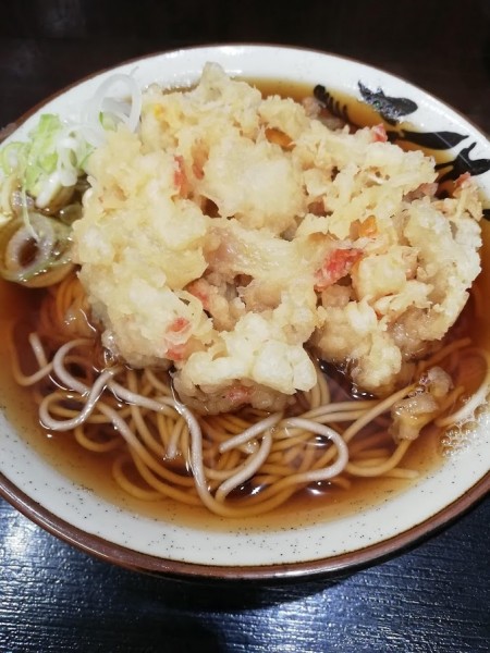 「かきあげそば」@そばよし 京橋店の写真