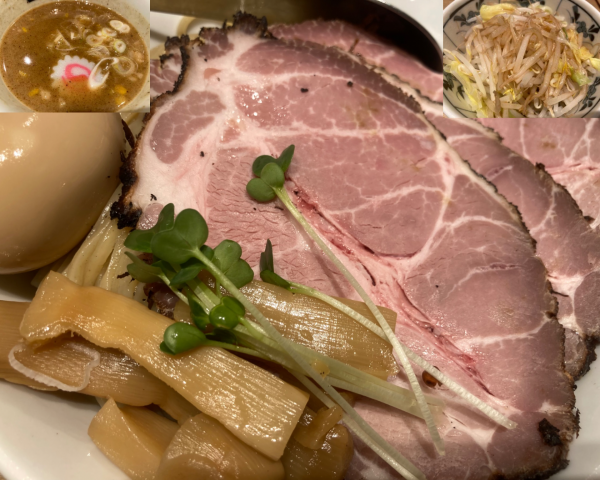 「特製つけ麺+野菜」@つけめん TETSU 武蔵小杉店の写真