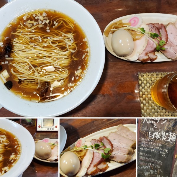 「はまぐり中華そば＋全部トッピング」@麺酒処 ふくろうの写真