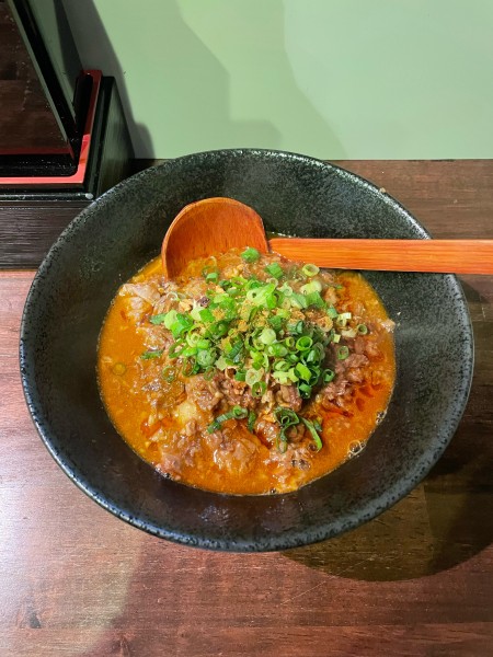 「牛筋カレーラーメン(1000円)」@豆乳ラーメン SOYの写真