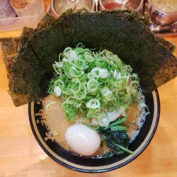 のり九条ネギラーメン+味玉+のり