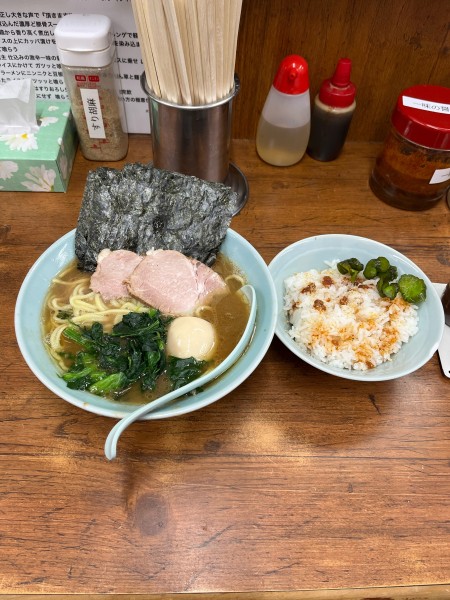 「ラーメンミニ装備」@横浜ラーメン 武蔵家 成増店の写真
