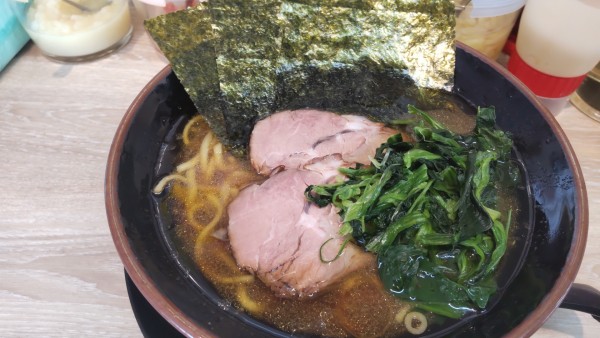 「朝らーめん500円油多め」@ラーメン桜道の写真