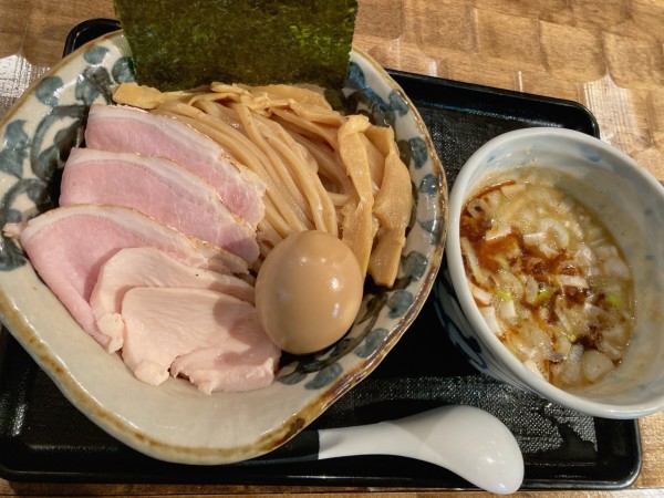 「特級海老つけ蕎麦（中）」@特級鶏蕎麦 龍介 PLAY atre TSUCHIURA店の写真