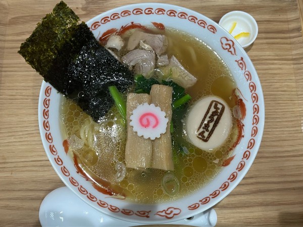 「醤塩らーめん 並＋味玉」@水郷らーめん 中華そば しょうえん 神栖店の写真