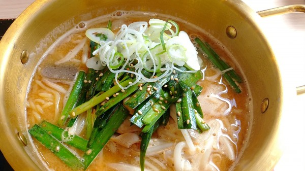 「もつ鍋ラーメン(¥820)」@ゆで太郎 行徳駅前店の写真
