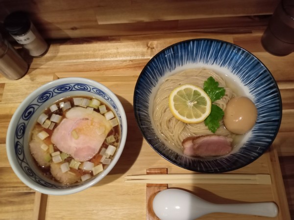 「特製昆布水つけ 醤油」@ハちゃんラーメンの写真
