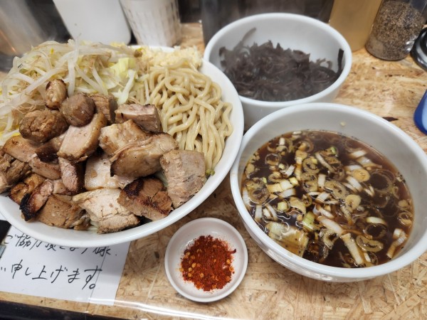 「つけ麺　OC ｺﾛﾁｬ増し等」@自家製麺 まさき（非乳化） 2号店の写真