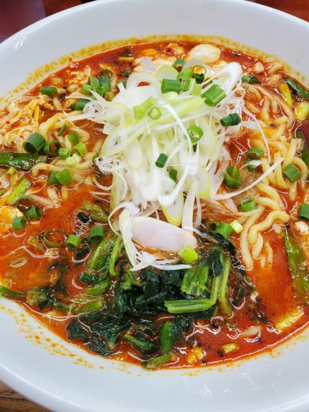 「ドラたんたんめん800円辛さドラゴン級」@らーめん ドラごんちの写真