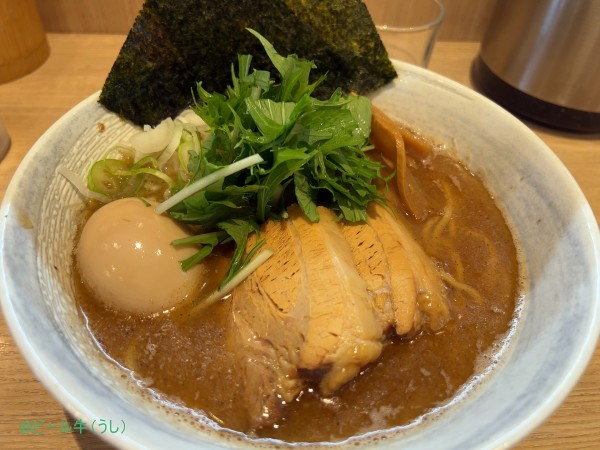 「特製らーめん(1200円)、肉ご飯ミニ(280円)」@麺処つむじの写真