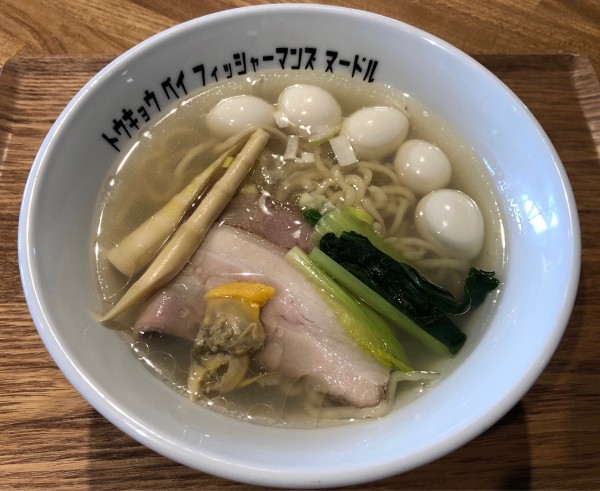 「潮らぁ麺」@Tokyo Bay Fisherman’s Noodle いちごよこすかポートマーケット店の写真