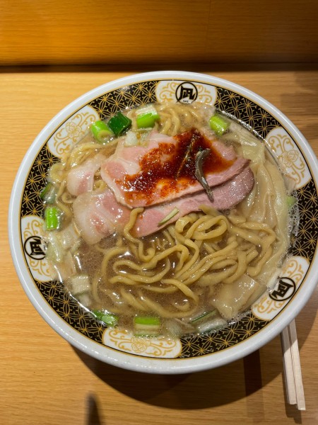 「煮干しラーメン」@すごい煮干ラーメン凪 西新宿7丁目店の写真