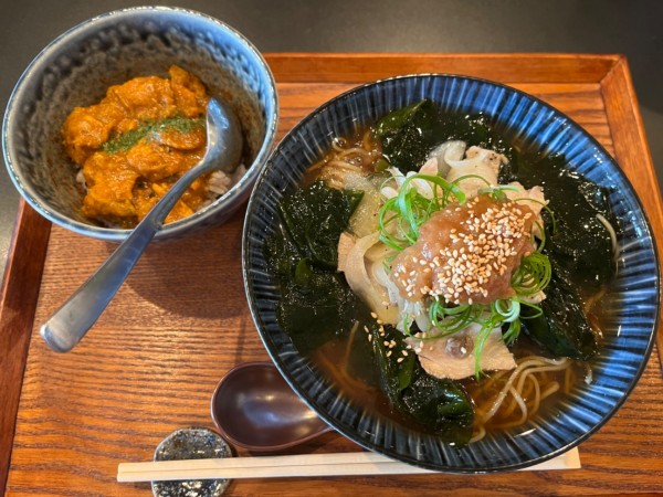 「【限定】梅わかめ 950円 (冷) ミニカレー350円」@Omirukの写真