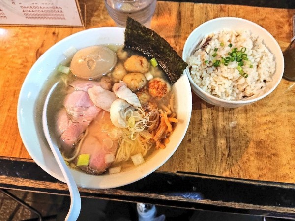 「【限定】ふぐ塩そば、など」@塩そば 桑ばらの写真