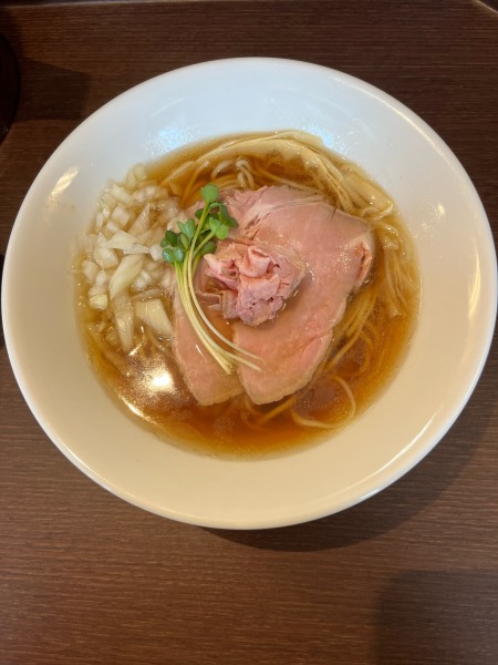「いりこそば・細麺 1,000円」@オカモトモノガタリの写真