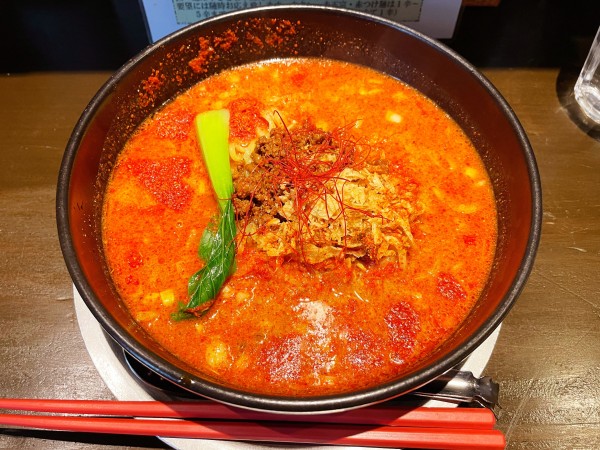 「赤坦々麺　3辛」@中国家庭料理 YI-CHANGの写真