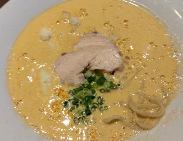 「オマール海老湯¥990＋カレー（平日ランチサービス）」@麺屋はやぶさ 大須店の写真