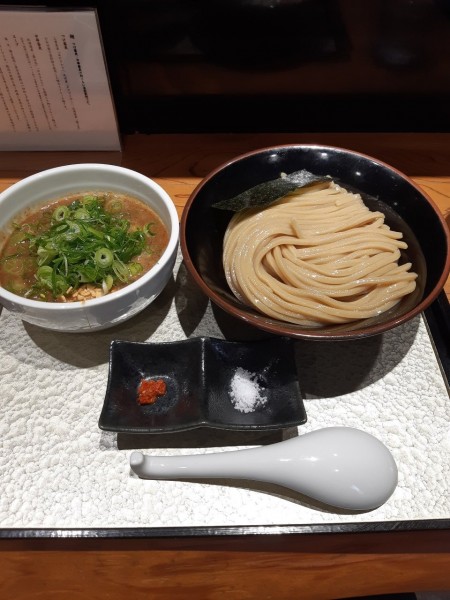 「つけ蕎麦(辛み追加)ネギ」@中華蕎麦 ひら井の写真