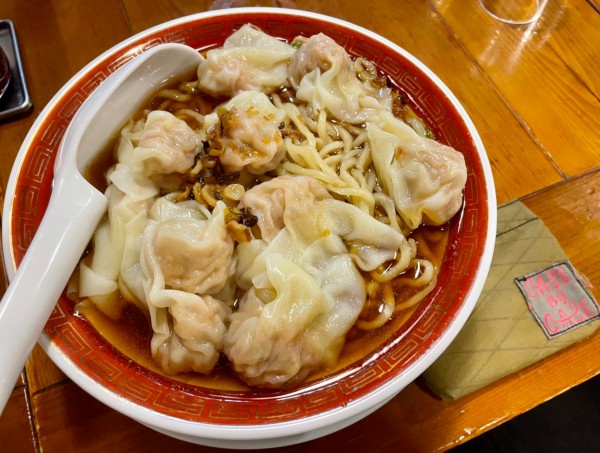 「わんたん太麺」@広州市場 大塚店の写真
