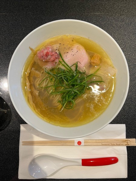 「塩Soba + Brock'n Loin RED 肉めし」@Japanese Soba Noodles 蔦の写真