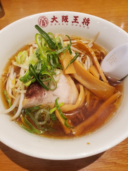 「中華そば６２０円」@大阪王将 松本駅前店の写真