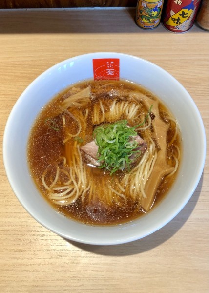 「煮干し中華そば（800）」@煮干中華そば ハナアオイの写真