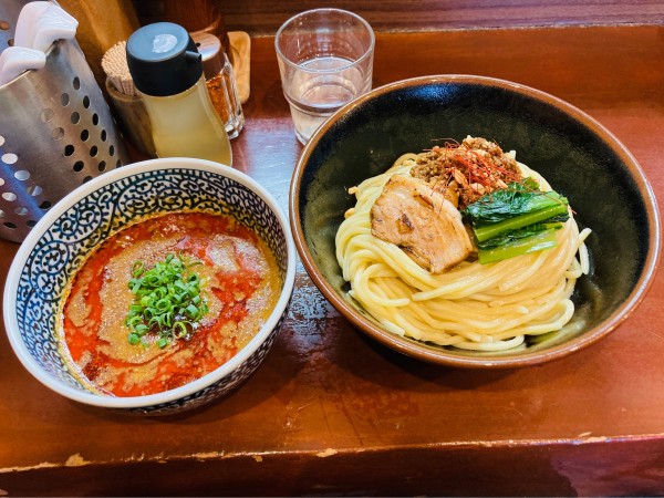 「【限定】担々つけ麺 300g 中辛」@麺屋 くまがいの写真