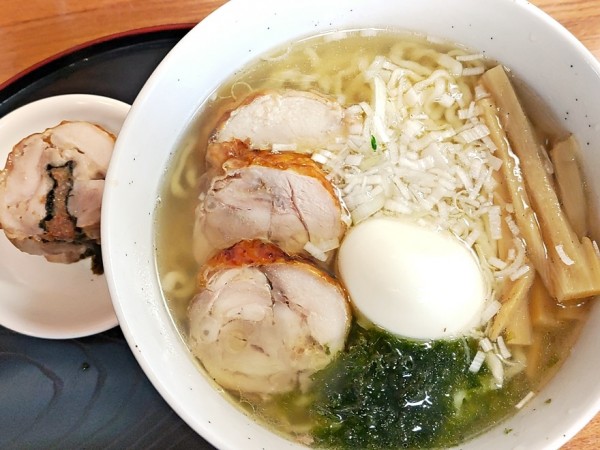 「特製塩ラーメン＋ゆでたまご」@奥州白河ラーメン ○政の写真