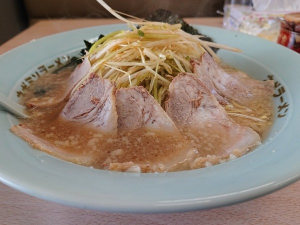 「ネギチャーシューメン(中)」@ラーメンショップ 三芳町店の写真