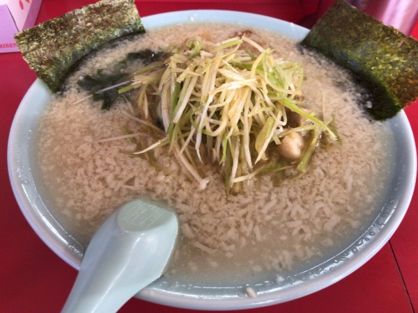 「ネギラーメン(アブラ多め、味濃いめ) 840円」@ラーメンショップ 境店の写真