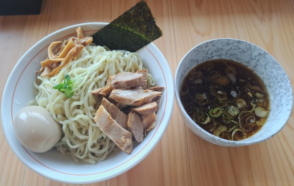 「つけ麺850円＋大盛100円＋煮玉子サービス」@RA-MEN 与平治の写真